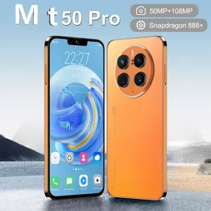 מכירה לוהטת Mate 50 פרו + מקורי 12gb + 512gb 24MP + 50MP פנים מלא נעילת תצוגת אנדרואיד 10.0 טלפון סלולרי חכם טלפון נייד