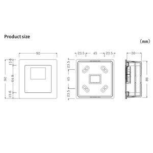 Interruptor <span class=keywords><strong>de</strong></span> Sensor <span class=keywords><strong>de</strong></span> Mano Sin Contacto CANBO M-201G con Panel Tipo 86: Salida <span class=keywords><strong>de</strong></span> Relé <span class=keywords><strong>de</strong></span> Contacto Seco para Todas las Entradas <span class=keywords><strong>de</strong></span> Control <span class=keywords><strong>de</strong></span> Acceso - Product Image 5