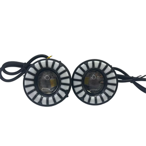 Nuovo Faro Universale V59B 12V 20W RGB Halo <span class=keywords><strong>Angel</strong></span>/<span class=keywords><strong>Devil</strong></span> Eye per Moto/Scooter con Chip LED Luce Bianca/Gialla - Product Image 4
