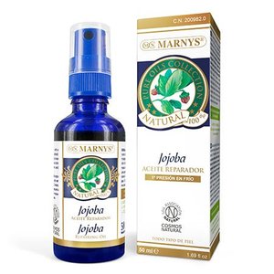 Marnys Olio riparatore di jojoba 50 ml naturale spremuto a freddo per tutti i tipi di pelle - Product Image 1