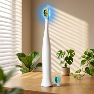 Personalized <b>Electric</b> Toothbrush Home Use Sonic Toothbrush Blue LED Gentle Bristles Smart Timer & Whitening Boost Tech - Product Image 2