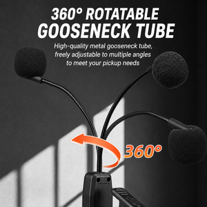 Microphone pour saxophone avec pince à ressort pour trompette et suona, micro d'instrument pour performance scénique pour grandes et petites trompes - Product Image 3