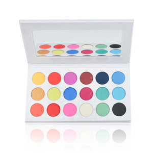 Nouveauté Palette de fards à paupières <span class=keywords><strong>holographique</strong></span> personnalisée Palette de fards à paupières <span class=keywords><strong>maquillage</strong></span> OEM 18 couleurs - Product Image 3