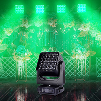 25PCs * 12W Dmx512 Led matriz cabeza móvil Rgb barra estroboscópica haz de luz