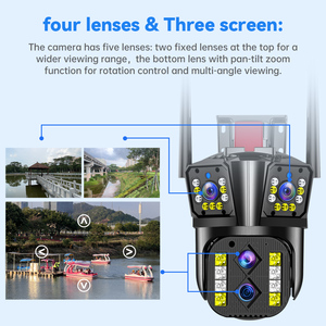 Difang 16MP 10x Zoom Outdoor Wasserdichte Sicherheits-WLAN-Kamera, Farbige Nachtsicht, KI-Auto-Tracking Überwachungskamera zum Verbinden mit dem Telefon - Product Image 2