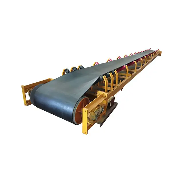 Kemer genişliği 1200 mm kapasite 800 t/h taş demir çelik sanayi için sabit bant konveyör