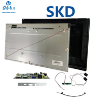 Moniteur LED 24/27/32 pouces CKD/SKD Kit-Cadre en aluminium CNC, lunette et couverture arrière, OEM/ODM personnalisé