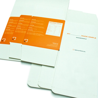 Boîtes en papier kraft gaufré personnalisées en gros, boîtes en carton blanc, emballages extérieurs pour aliments, électronique, cosmétiques