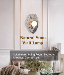 Modern Minimalist Striped Marble Wall Lamp for Balconies Bedrooms Living Room <b>Corridors</b> Home Marble Wall <b>Light</b> Decoration - Product Image 3