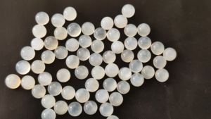 Fabricante personalizado de alta calidad, cabujón de piedra lunar cortado de 3mm a 20mm, piedra preciosa de cristal Natural blanco, proveedor de piedra de alta calidad - Product Image 4