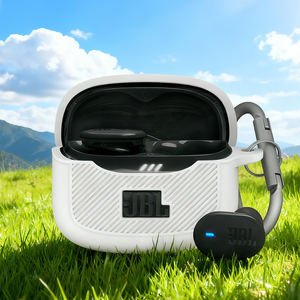 Étui pour écouteurs <span class=keywords><strong>Bluetooth</strong></span> <span class=keywords><strong>JBL</strong></span> Tune Buds 2, en silicone, à rayures diagonales colorées, antichoc, nouveau modèle 2025 - Product Image 2