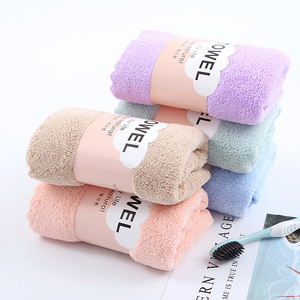 Serviette de bain pour enfants Jiemeirui 30x60cm en microfibre corail, douce et absorbante, pour enfants - Product Image 1