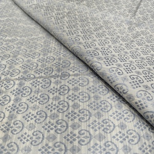 High Quality Grey Woven Poly Raw <b>Silk</b> <b>Fabric</b> Lightweight Soft Smooth Material Garment Making Dress Designing Home Textile - Product Image 5