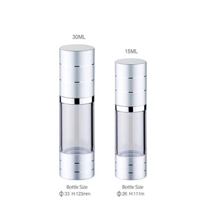 Flacon pompe airless de luxe 15 ml flacon pompe airless de luxe résistant avec pompe - Product Image 5