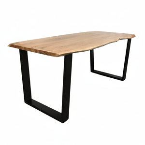 American Style Solid Wood Lift <b>Tables</b> Metal Crafts <b>Legs</b> Dining Room and Living Room Sets for Mall & Hotel Use - Product Image 2