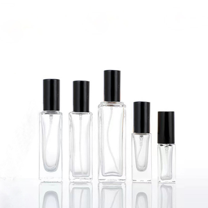 Flacon vaporisateur de parfum en verre carré miniature rechargeable vide de 4 ml, 5 ml, 6 ml pour échantillons - Product Image 1