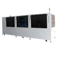 Machine d'impression automatique de presse d'imprimante d'écran de traitement de flamme de seau de peinture en métal en plastique de 3 couleurs