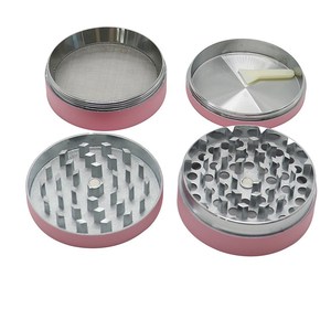 Trituradora de hierbas con Logo personalizado, soporte luminoso de Zinc, trituradora para Hierbas secas y especias - Product Image 6