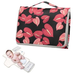 Cambiador de Bebé Portátil Impermeable Aloha Design, Cambiador de Pañales Colgante Personalizado de Hawái, Bolsa de Pañales para Recién Nacidos - Product Image 2