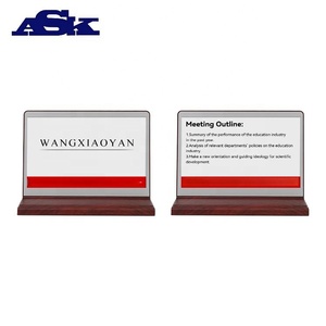 Wireless Double-Sided 3 Color Double Sided Smart Electronic Sign Labels Epaper Table Name Cards - Product Image 1