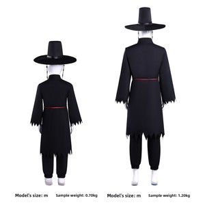 Costume de Cosplay Mystérieux pour Hommes Demon Boy Group <span class=keywords><strong>Shaga</strong></span>, Style K-Pop Chasseur de Démons, Kit Adulte en Polyester avec Pantalon - Product Image 3