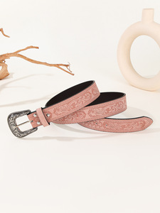 American Retro Women's <strong>Belt</strong> 2024 New <strong>Pattern</strong> Needle Buckle Alloy Summer Decoration Spicy Girl Y2K Paired with Jeans <strong>Belt</strong> - Product Image 6