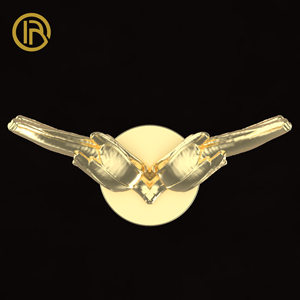 Nắp Nước hoa Zamac mạ vàng 3D-Đóng cửa cao cấp cho nước hoa sang trọng - Product Image 3