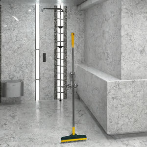 แปรงทำความสะอาดพื้นห้องน้ำแบบสาม-in-หนึ่ง ทำจากพลาสติก PP ด้ามยาว พกพาสะดวก ออกแบบมาเพื่อทำความสะอาดร่อง ผนัง มุม และซอกต่างๆ น้ำหนัก 500 กรัม ยี่ห้อ SJ - Product Image 6