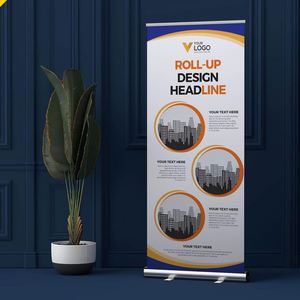 Customizable Bright Lovely Vibrant Color Easy Install Roll-up <b>Banner</b> for Pet Shop Promotion - Product Image 6