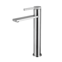 Robinet mitigeur de lavabo à levier unique, noir, Standard européen