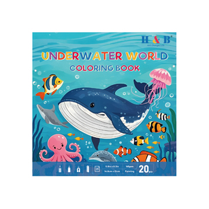 Mềm Bìa Tùy Chỉnh Trẻ Em & Người Lớn Kawaii Động Vật Rừng Món Tráng Miệng Công Chúa Sơn Màu Nước Giấy Màu Sách Với Dây Ràng Buộc - Product Image 5