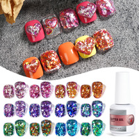Missgel Gel Pailleté de Haute Qualité Organisateur de Vernis Gelisch Vernis Permanent Professionnel Ongle Gel UV