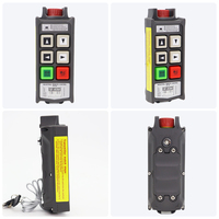 Control Remoto Industrial Inalámbrico Universal IP66 de 4 Botones, Receptor de Elevación, Interruptor de Control Remoto Inalámbrico para Grúa