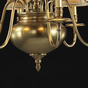 VH American Country Lustre en tissu de laiton simple avec abat-jour en tissu Nordic Vintage Large LED <span class=keywords><strong>Suspension</strong></span> <span class=keywords><strong>pour</strong></span> Villa <span class=keywords><strong>Hauteur</strong></span> réglable - Product Image 6