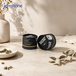 High End Custom Printed Kraft Cardboard Cylinder Tube Packaging <b>Container</b> Herb Grinder Packaging Paper Tube Box with EVA Insert - Product Image 3