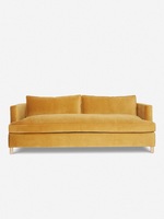 Sofá Seccional Modular Reclinable Geju de Tela, Estilo Retro Americano Moderno, 3 Plazas, Esponja, Acero Inoxidable, Ideal para Apartamentos Pequeños