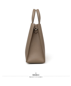 Bolso de Mano de Cuero Genuino para Mujer, Piel de Vacuno de Primera Capa, Bolso de Hombro, Bandolera, Bolso Tote, Bolso Tipo Cubo de Gran Capacidad - Product Image 5