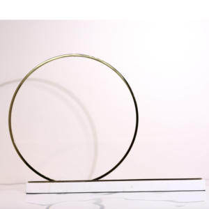 Moderno minimalista geometrico vetro marmo metallo anello decorazione dello schermo nuova decorazione anelli in metallo <span class=keywords><strong>per</strong></span> artigianato decorazioni <span class=keywords><strong>per</strong></span> la <span class=keywords><strong>casa</strong></span> <span class=keywords><strong>cose</strong></span> - Product Image 4