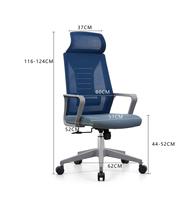 Nueva Silla de Oficina Ergonómica de Malla con Reposabrazos Ajustables 8D y Soporte Lumbar, Silla de Escritorio Cómoda para Trabajar Todo el Día