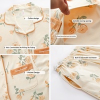 Ensemble de pyjamas de maternité élégants et décontractés en coton 100% Lijia OEM/ODM, ouverture d'allaitement invisible, pour toutes les saisons, grandes tailles pour femmes