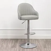 Chaise de bar moderne en métal, légère, durable, écologique, avec accoudoirs fixes et pieds en fer, pour usage commercial, maison, bureau, hôtels