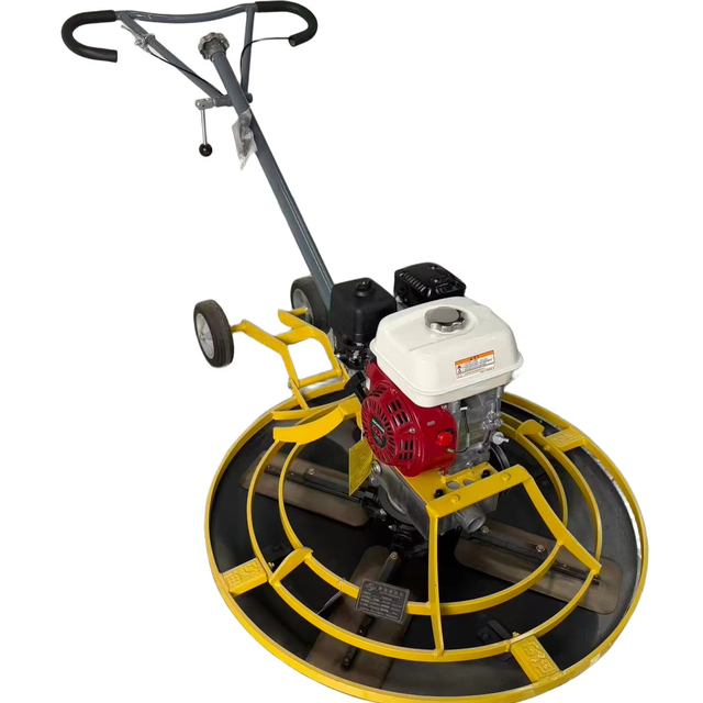 High-quality Hot-selling Gasoline Engine Concrete Power Trowel with Gearbox 5.5-6.5HP Construction Floor Finishing Machine