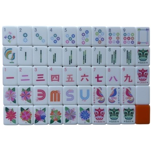 Zhenyan 2026 New Design OEM American Jewish Acrylic <b>Mahjong</b> Tiles <b>Set</b> Modern Portable Casino Gambling <b>Set</b> for Family & Friends - Product Image 2