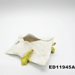 ED11945A Cute Resin Crafts Desktop Decorative Gift Object Resin Ducks with Envelope Statue <strong>Tiny</strong> Flower Pot Bonsai <strong>Figurine</strong> - Product Image 3