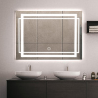 Miroir de salle de bain intelligent à LED - Dégivrage sans effort, musique Bluetooth et appels mains libres, prix préférentiels pour les commandes en gros