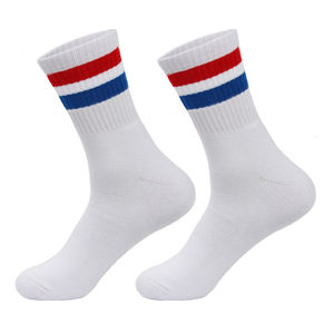 थोक कस्टम लोगो कपास थोक सादे सफेद व्यक्तिगत पुरुषों खेल क्रू उच्च गुणवत्ता वाले मोजे सफेद - Product Image 2