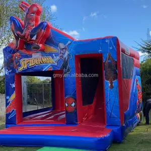 Perosotan Air Spiderman Tiup Anak-anak Kelas Komersial Combo Melenting