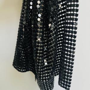 Colorful Decorative Metal <strong>Sequin</strong> Mesh Curtain Chain Mail Grment <strong>Sequins</strong> Wall - Product Image 1