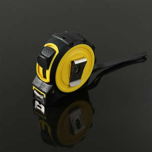 Ruban métallique noir orange avec logo personnalisé Outils en acier de taille cible métrique impériale MM Pinces à ruban métallique orange noir - Product Image 5