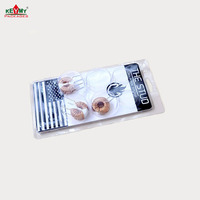 Recyclable PET PVC Blister Clamshell Emballage Carte Complète Blister Boîte D'emballage En Plastique Piégé Blister pour Pièces Métalliques 0.5mm